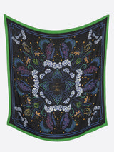 WOOL SILK STOLE HERRINGBONE WEAVE 120 / FLOSIS