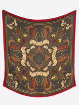 WOOL SILK STOLE HERRINGBONE WEAVE 120 / FLOSIS