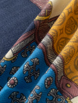 WOOL SILK STOLE HERRINGBONE WEAVE 120 / CRESTBELT