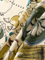 WOOL SILK STOLE HERRINGBONE WEAVE 120 / HOT WINE