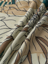 <ウールシルクストールヘリンボーン織120>ダリアロンド