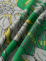 <ウールシルクストールヘリンボーン織120>ダリアロンド