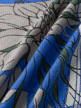 <ウールシルクストールヘリンボーン織120>ダリアロンド