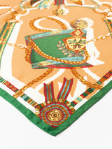 <シルクスカーフ65>コラージュケピ