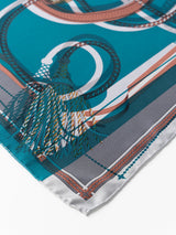 <シルクスカーフ65>コラージュジョッキー