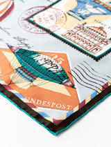 <シルクスカーフ65>タンブル