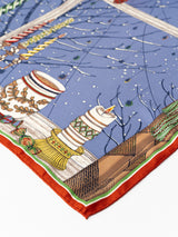 <シルクスカーフ88>ヒュッゲ