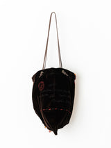 VELVET EMBROIDERED TOTE BAG L / TIMBLE