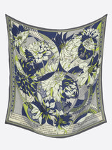 <ウールシルクストールヘリンボーン織120>ダリアロンド