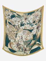 <ウールシルクストールヘリンボーン織120>ダリアロンド