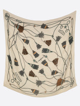 <ウールシルクストールヘリンボーン織120>ブレードタッセル