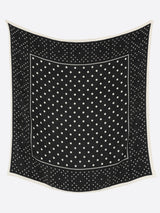 <ウールシルクストールヘリンボーン織120>ジオメドット