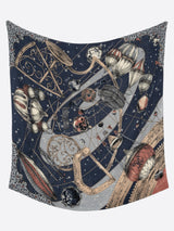 <ウールシルクストールヘリンボーン織120>プラネタリーバルーン