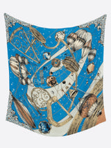 <ウールシルクストールヘリンボーン織120>プラネタリーバルーン