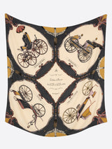 <ウールシルクストールヘリンボーン織120>キャリッジ