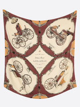 <ウールシルクストールヘリンボーン織120>キャリッジ