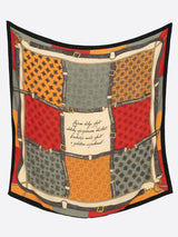 WOOL SILK STOLE HERRINGBONE WEAVE 120 / CRESTBELT