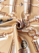 <シルクスカーフ65>コラージュケピ