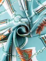 SILK SCARF 65 / COLLAGE KEPI