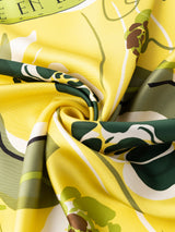 <シルクスカーフ88>コラージュローズ