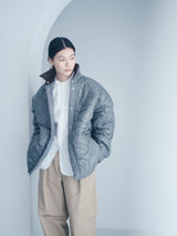 <キルティングビッグシャツ>アブストラクト