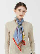 <シルクスカーフ88>ヒュッゲ