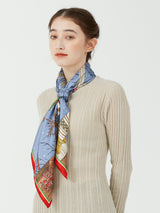 <シルクスカーフ88>ヒュッゲ