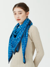 <ウールシルクストールヘリンボーン織120>ジオメドット