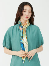 <ダイヤ型スカーフ>ボタニカルメモリーズ