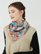 <シルクスカーフ88>オランジュリーガーデン