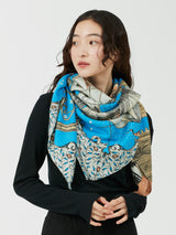 <ウールシルクストールヘリンボーン織120>プラネタリーバルーン