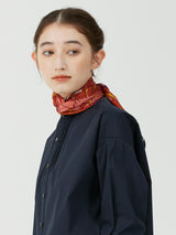 <シルクスカーフ88>ダリアロンド