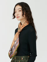 <シルクスカーフ88>ヒュッゲ