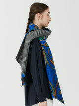 <ウールシルクWマフラー>トルクメン