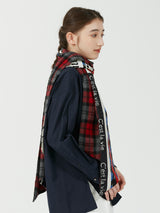 WOOL SILK W MUFFLER / POETIC