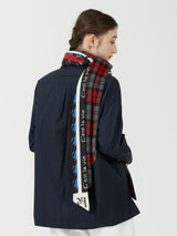 WOOL SILK W MUFFLER / POETIC