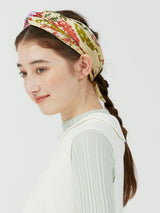 DIAMOND-SHAPED SCARF / ORANGERIE GARDEN