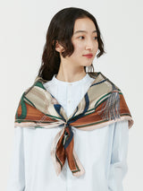 <シルクスカーフ88>コラージュジョッキー