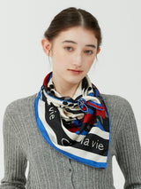 <シルクスカーフ88>ポエティック