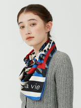 <シルクスカーフ88>ポエティック