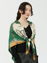 <ウールシルクストールヘリンボーン織120>キャリッジ