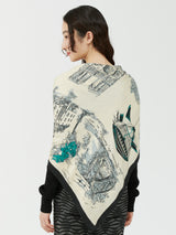 <ウールシルクストールヘリンボーン織120>ヴィレトワレ