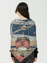 <ウールシルクストールヘリンボーン織120>プラネタリーバルーン