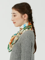 <シルクスカーフ88>オランジュリーガーデン