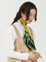 <シルクスカーフ88>コラージュローズ