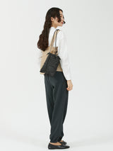 <キルティングトートバッグS>アブストラクト