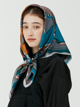 <シルクスカーフ88>コラージュジョッキー