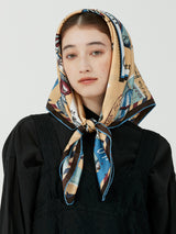 <シルクスカーフ88>タンブル