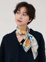 <シルクスカーフ65>オランジュリーガーデン