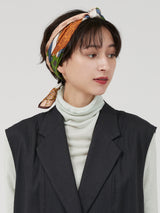 <シルクスカーフ65>クレストベルト